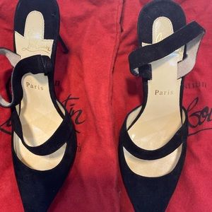 Christian louboutin black shoes